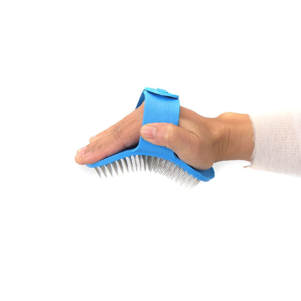 Emours dog grooming brush shown for shower use to simplify pet grooming routines