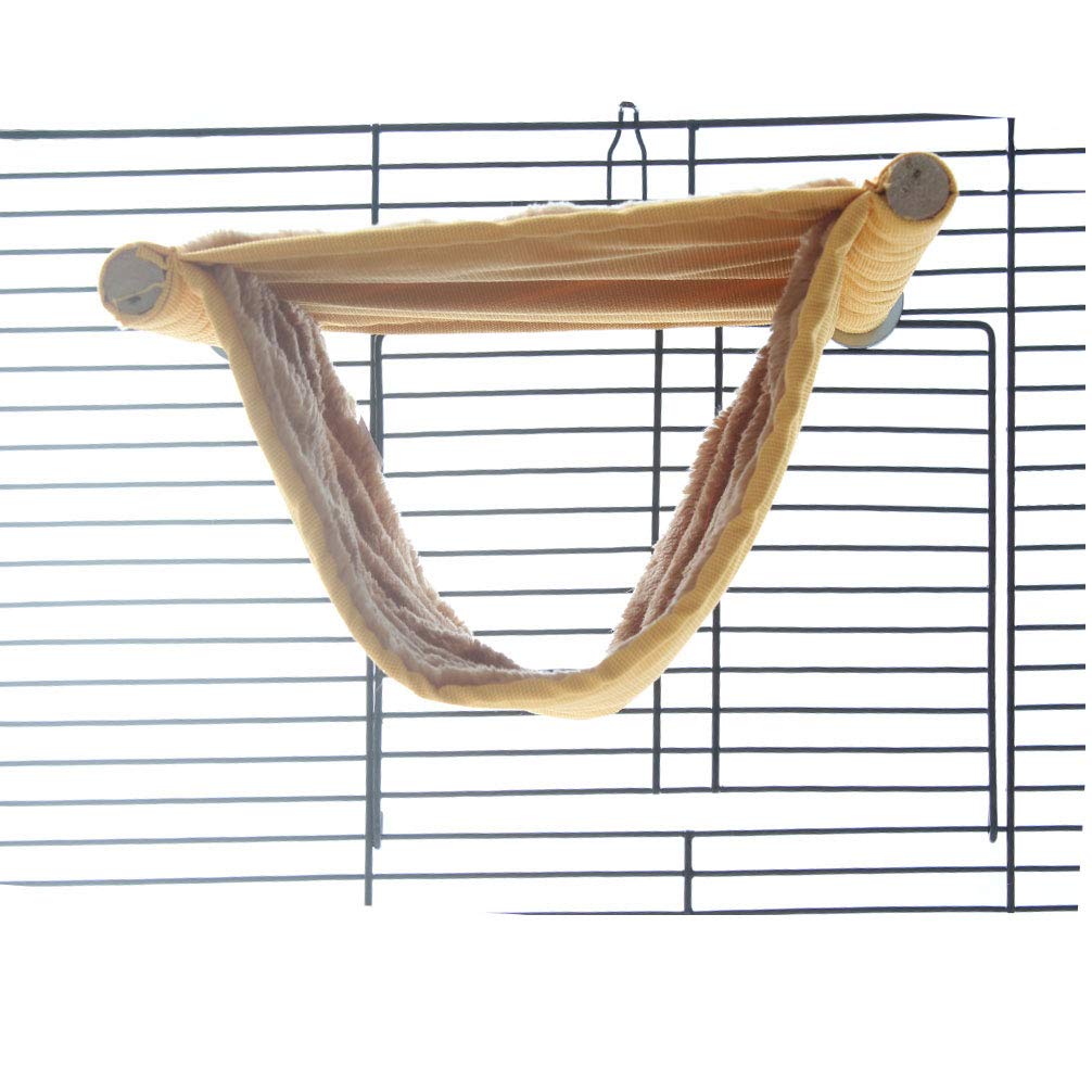emours Double Bunkbed Hammock attached to cage with screws for secure installation