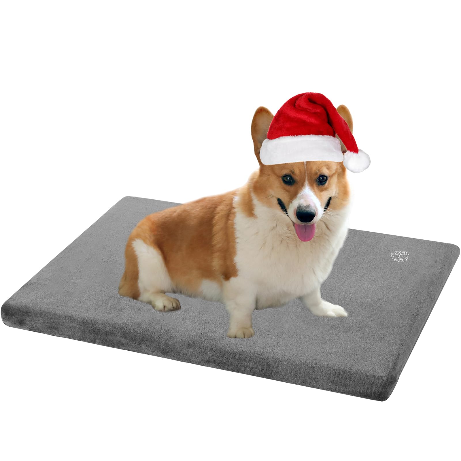 EMPSIGN dog bed mat warm plush side for cozy crate naps.