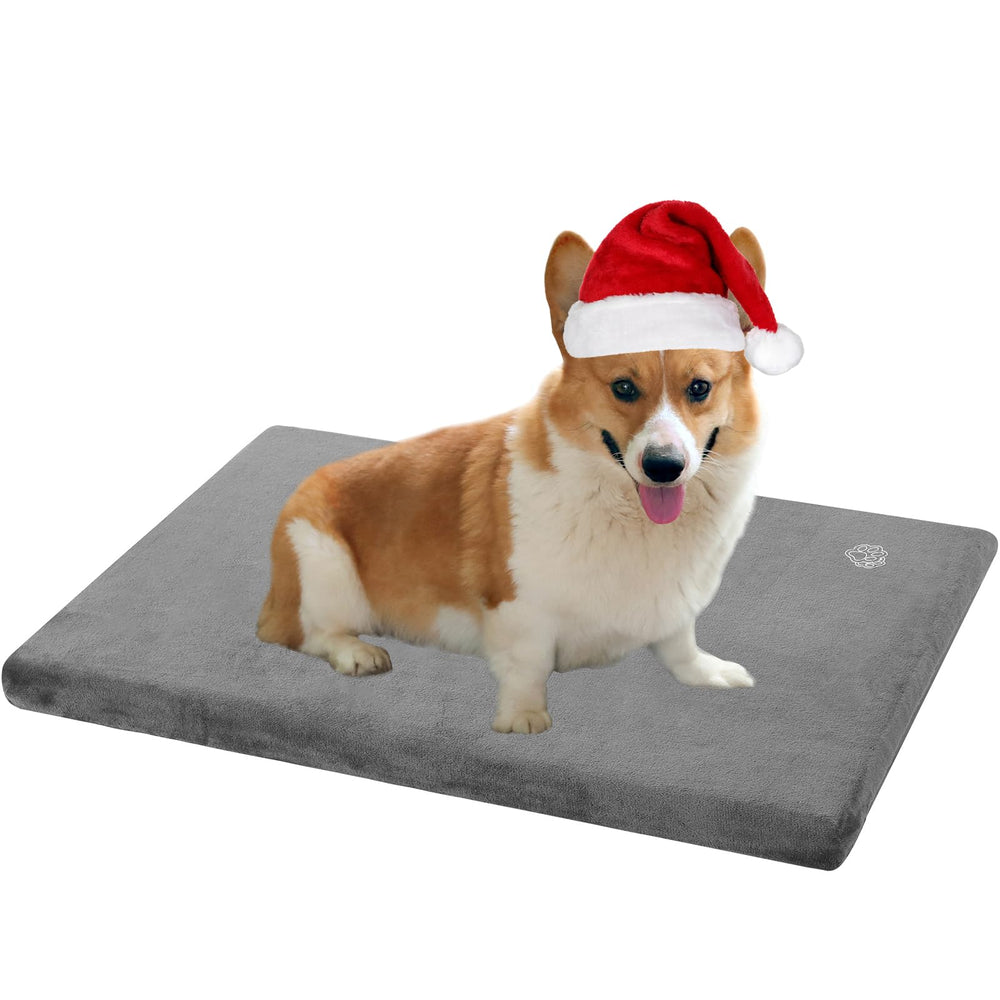 EMPSIGN dog bed mat warm plush side for cozy crate naps.