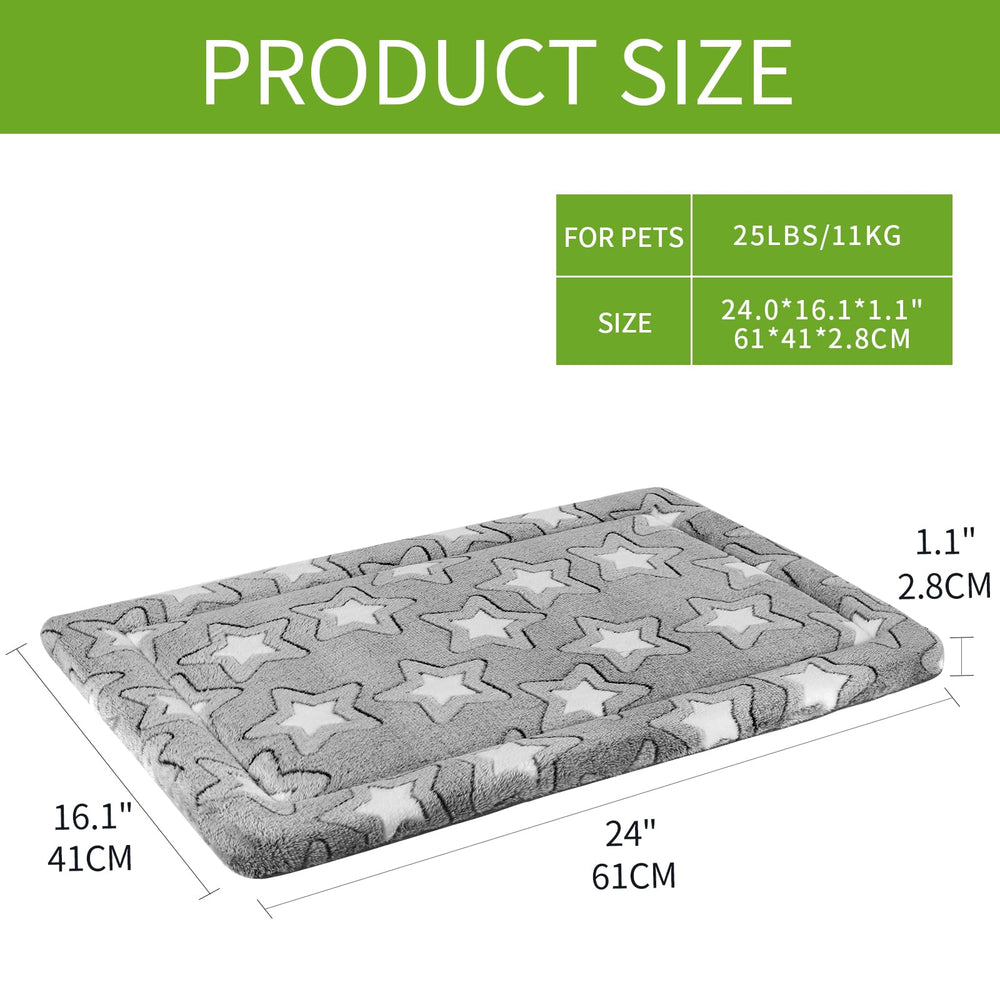 EMPSIGN Dog Crate Pad cool side image highlights breathable relief on hot days.
