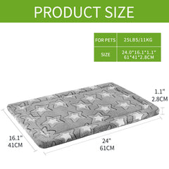 EMPSIGN Dog Crate Pad cool side image highlights breathable relief on hot days.