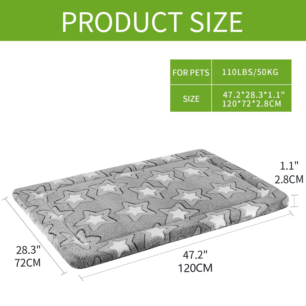 EMPSIGN Fancy Dog Bed Mat warm side texture offers cozy warmth for pets.