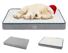 EMPSIGN reversible dog bed warm face for cozy naps and winter warmth.