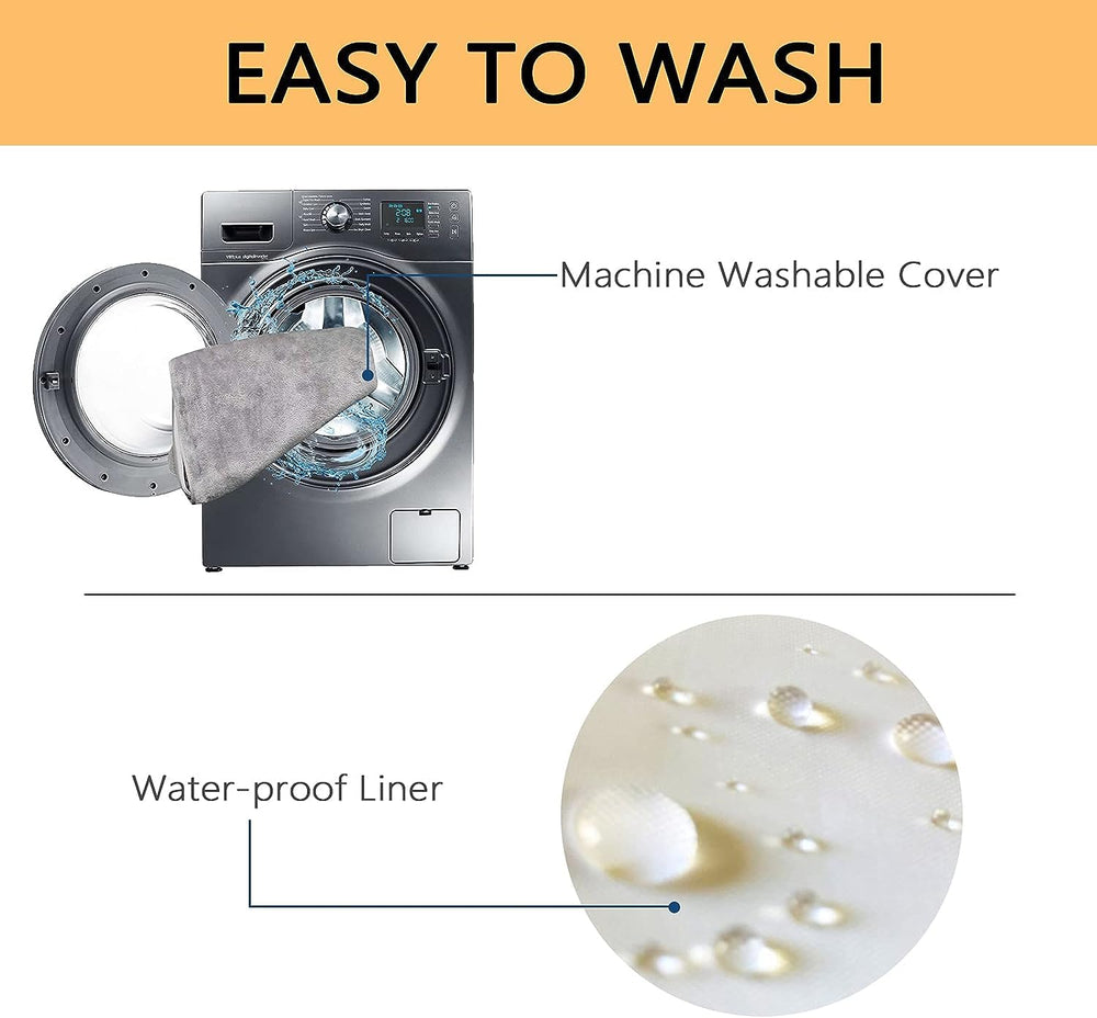 EMPSIGN removable machine-washable cover for quick cleaning