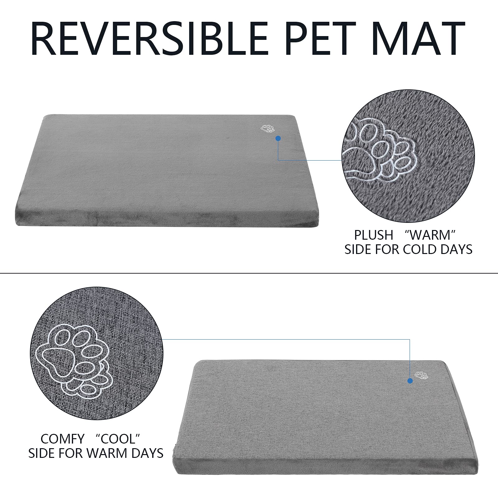 EMPSIGN waterproof lining protects foam from accidents and spills.