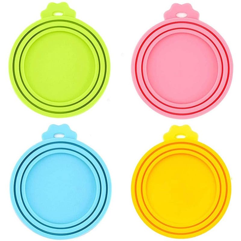 Emptycolor pet-food-can-lid blue demonstrates universal fit for fresh, mess-free pet meals.