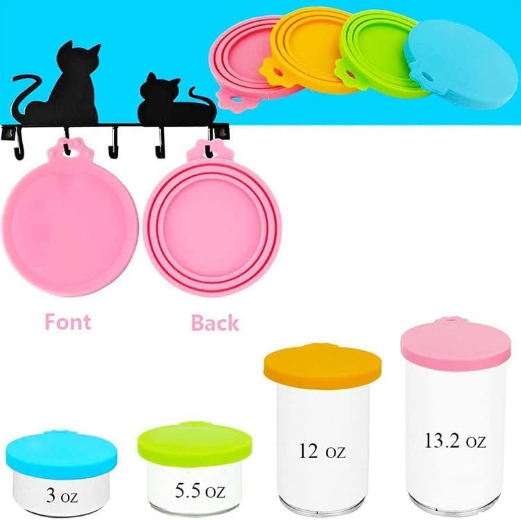 Emptycolor pet-food-can-lid green keeps canned contents fresh and organized.