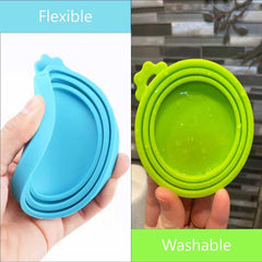 Emptycolor pet-food-can-lid orange provides airtight seals to reduce waste.