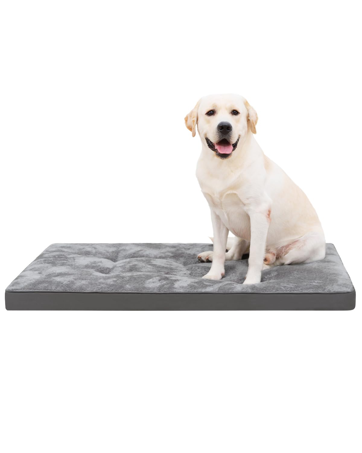 EMSLX dog bed crate-47x29-grey: snug crate comfort for pets.