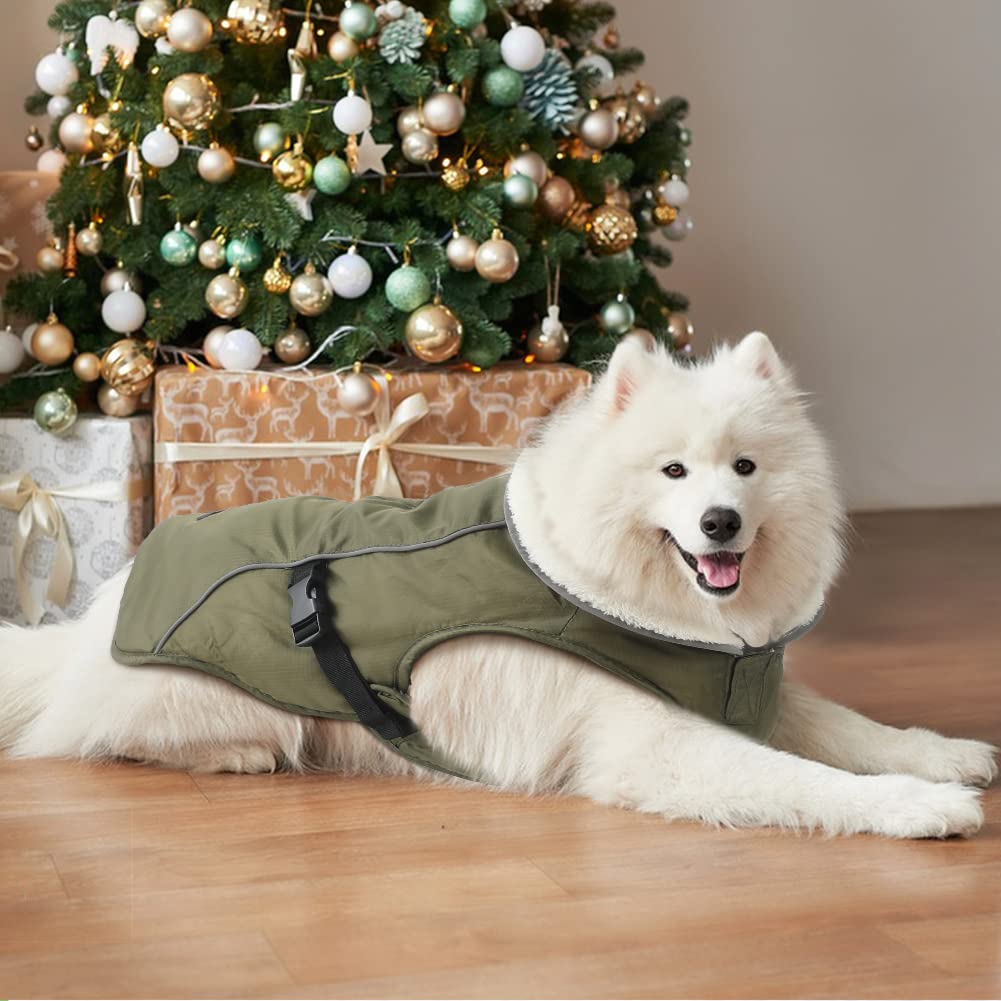 EMUST dog jacket winter is machine washable for easy cleaning after adventures.