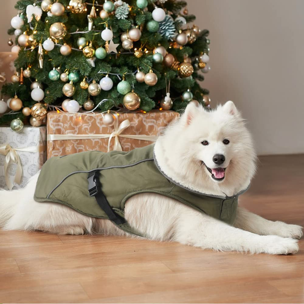 EMUST dog jacket winter is machine washable for easy cleaning after adventures.