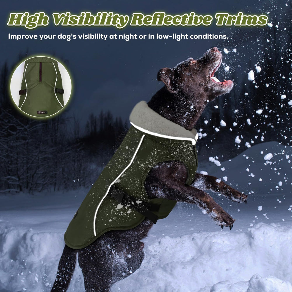 EMUST dog jacket winter offers six sizes to fit a range of breeds.