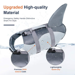 EMUST dog life vest adjustable belt ensures a comfortable, secure fit for growing or slender dogs.