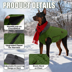 EMUST winter coat back view demonstrates full coverage for outdoor adventures.