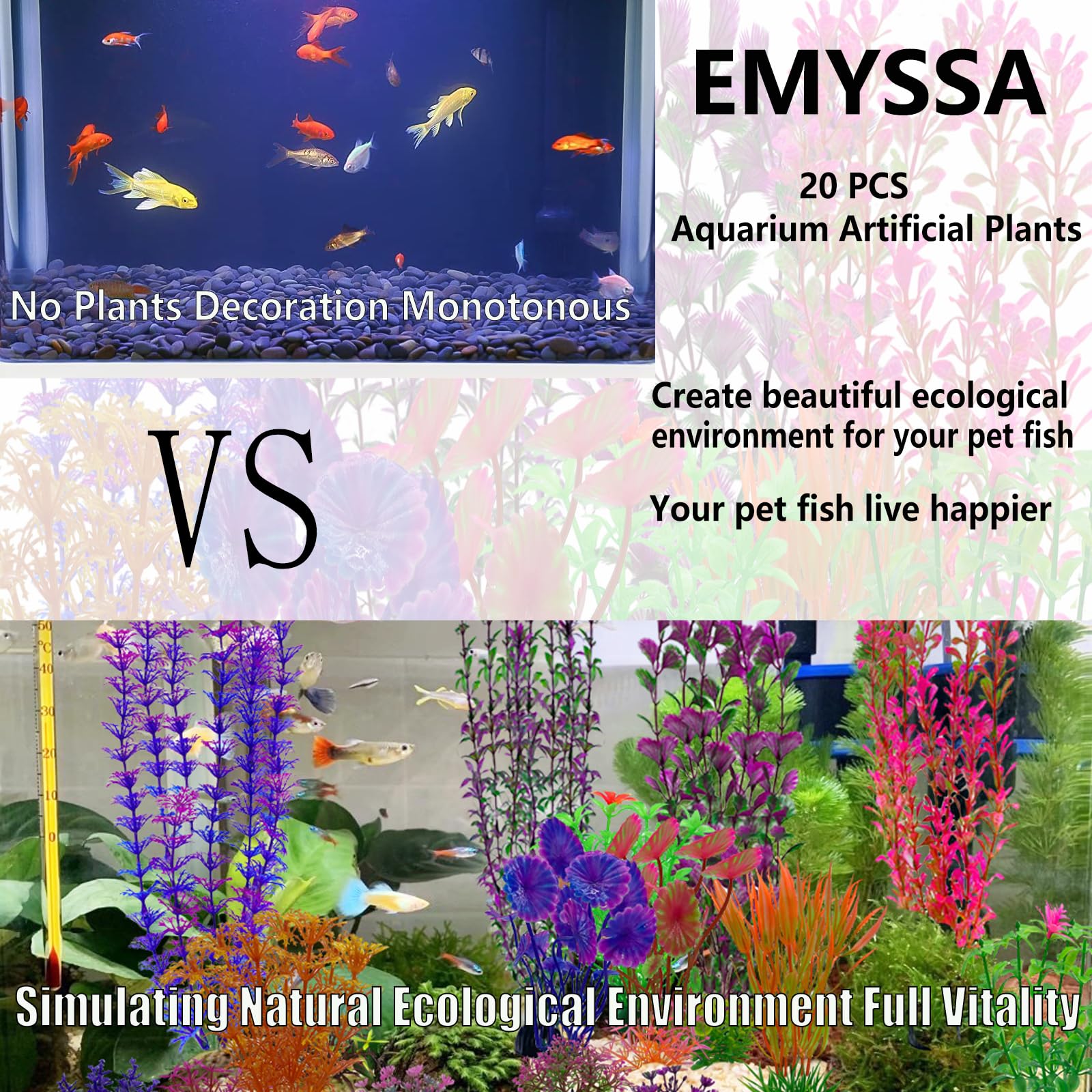 EMYSSA no pH impact artificial plants maintain water balance