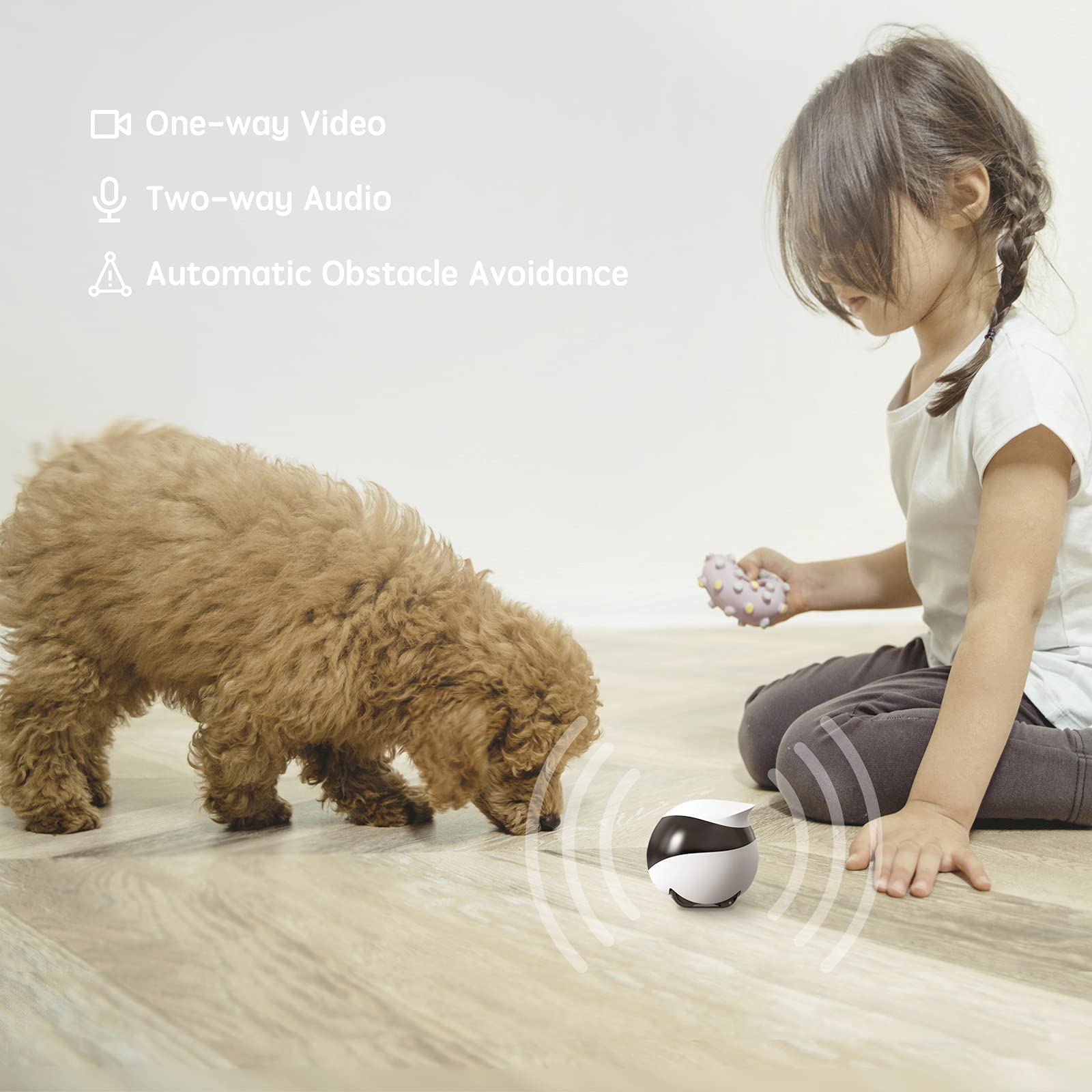 Enabot EBO SE compact design lets you monitor under furniture with ease