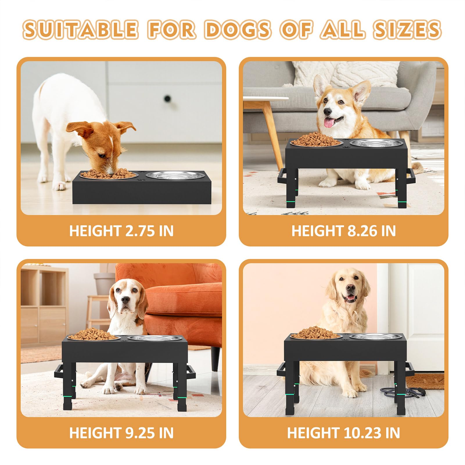 Enayplon adjustable heights support comfortable neck posture during feeding.