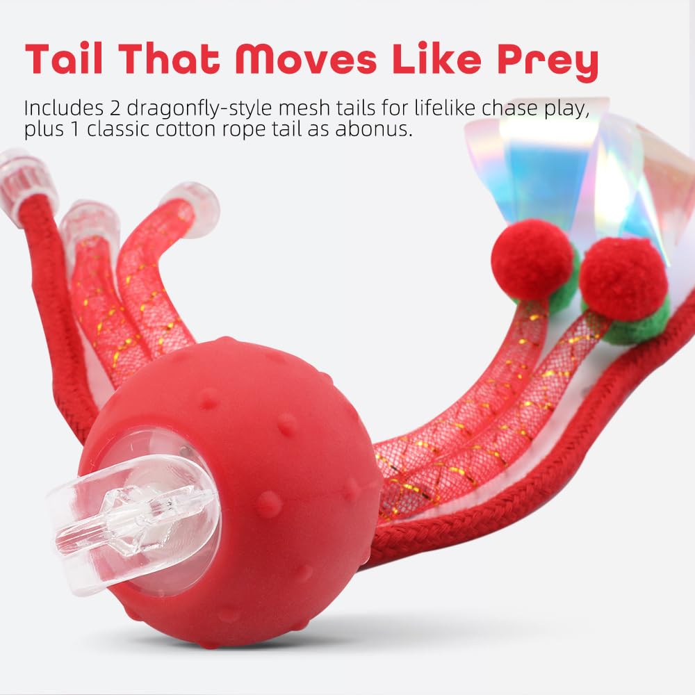 EnchantGlee interactive cat toy ball safe-design ensures whisker-safe play on indoor surfaces