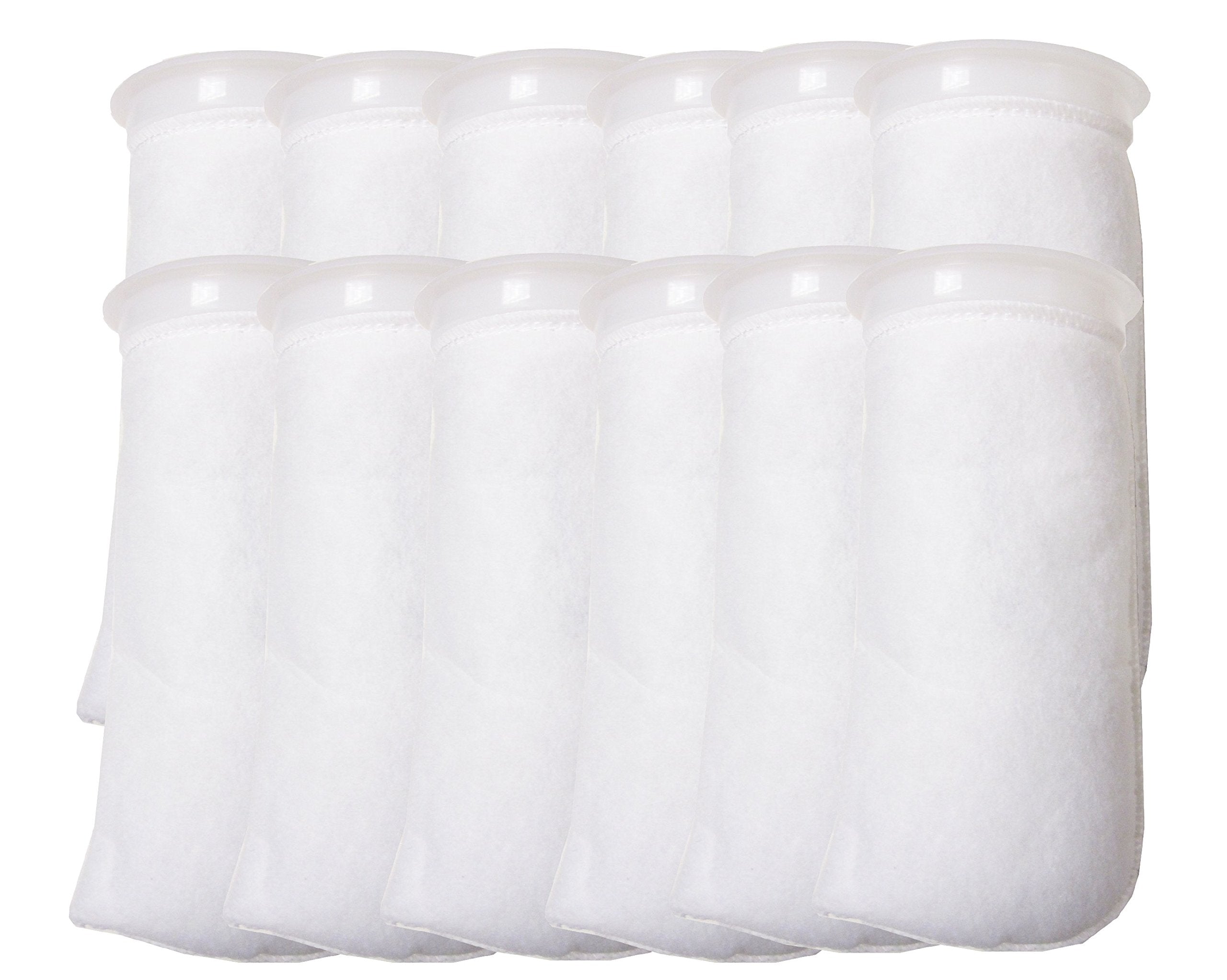 Encompass All 12-pack filter socks show 4-inch ring with 200-micron filtration for clear water