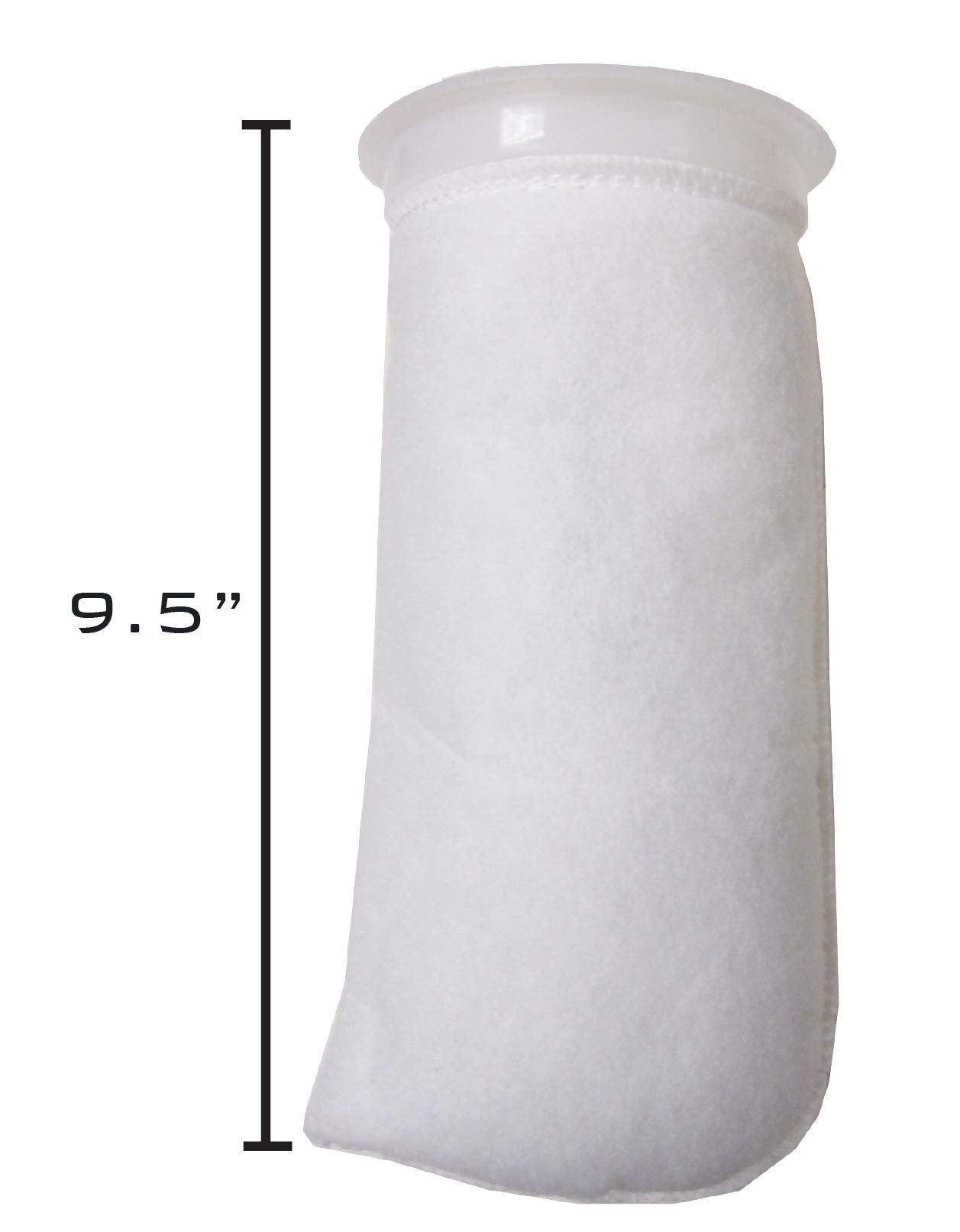 Encompass All filter sock closeup with heavy stitching for durable reuse