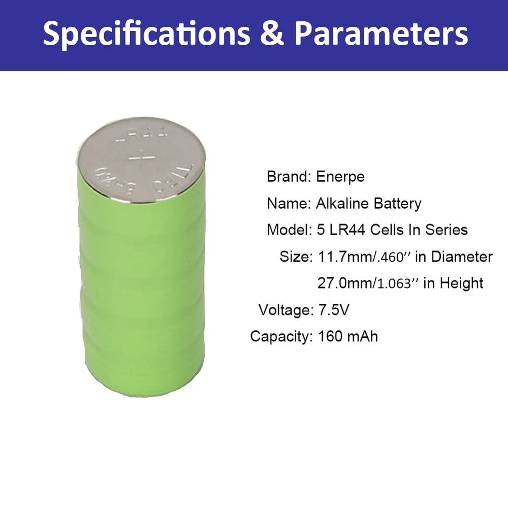 Enerpe 7.5V replacement battery for Minuteman D104 microphone preserves consistent performance.