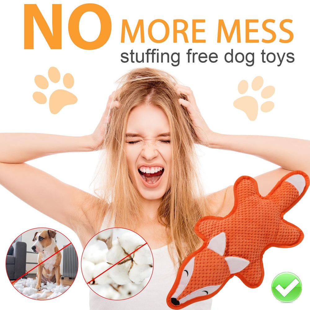 Eneston squeaky dog toy alligator provides durable chew and mental stimulation.