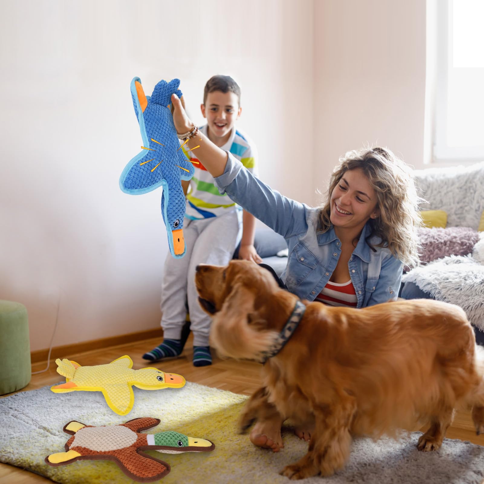 Eneston duck toy gift-ready packaging for dog lovers