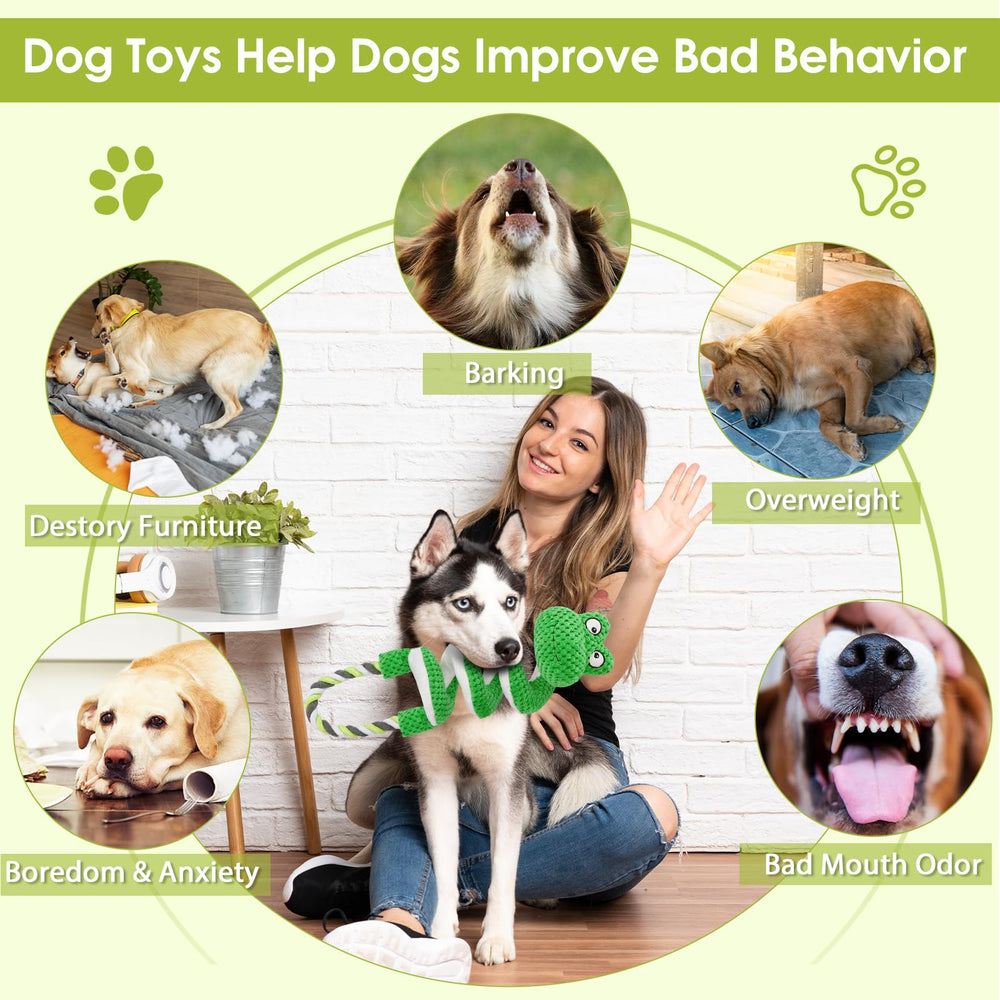 Eneston Duty Dog Rope Toy comes in vibrant colors for all sizes.