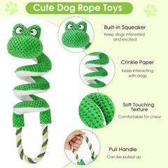 Eneston Duty Dog Rope Toy promotes tug-bonding during training and fetch.