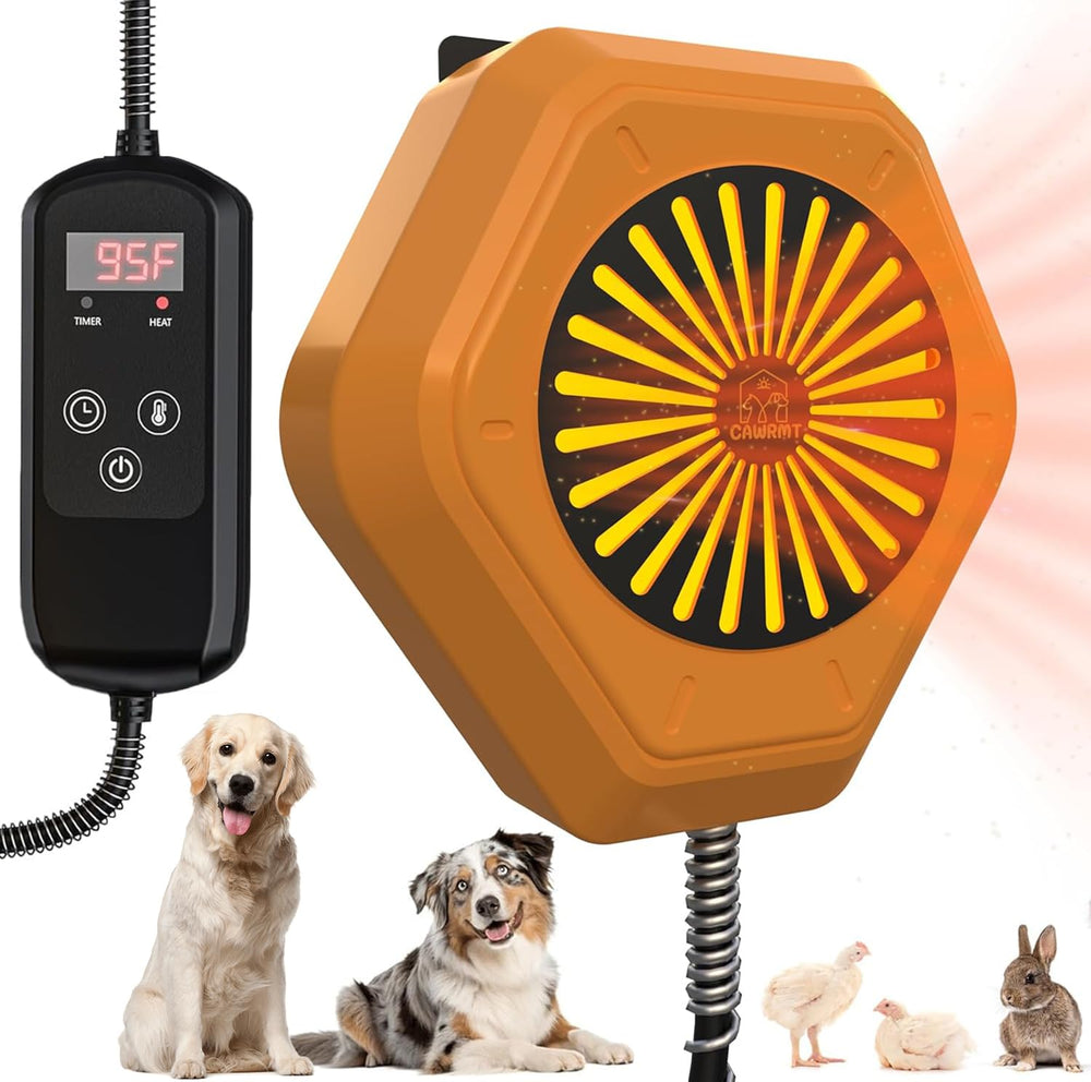 Engtesy dog-house heater front view delivers reliable outdoor warmth for pets.