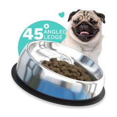 Enhanced Pet Bowl size-compatibility for small to large breeds with appropriate portions