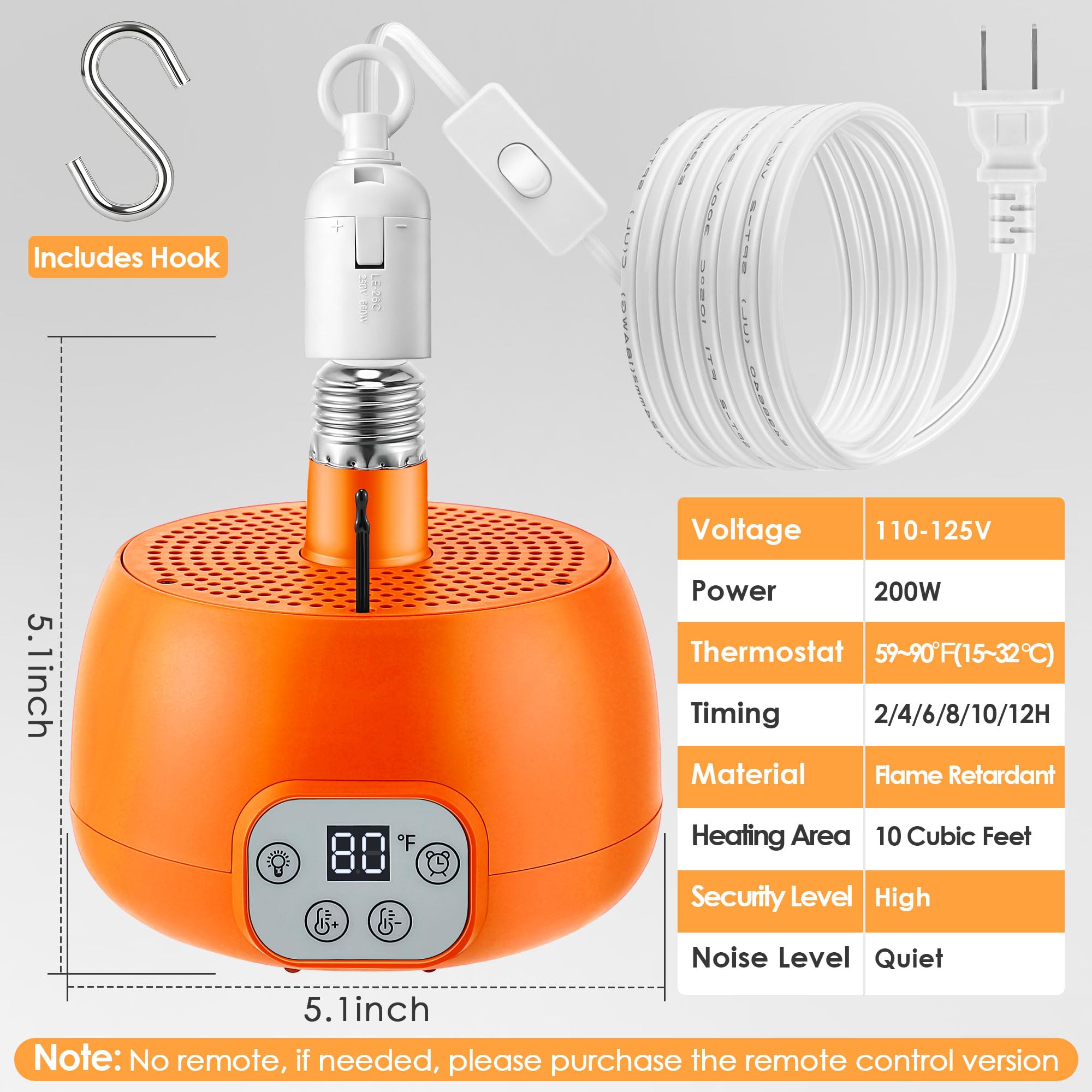 Enhon flame-retardant shell and safety features shown.