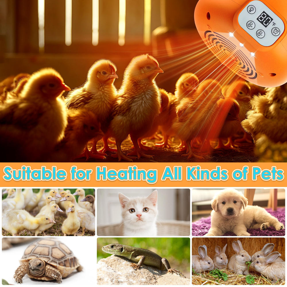 Enhon chicken coop heater smart thermostat controller enables easy temperature maintenance.