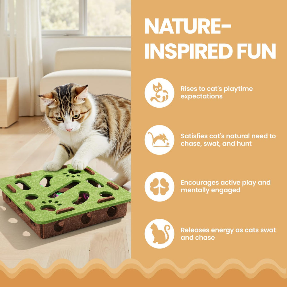 Enioem interactive cat toy detachable-clean highlights quick cleaning and easy storage