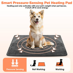 Enjoy Pet heating pad close-up shows chew-resistant cord design.