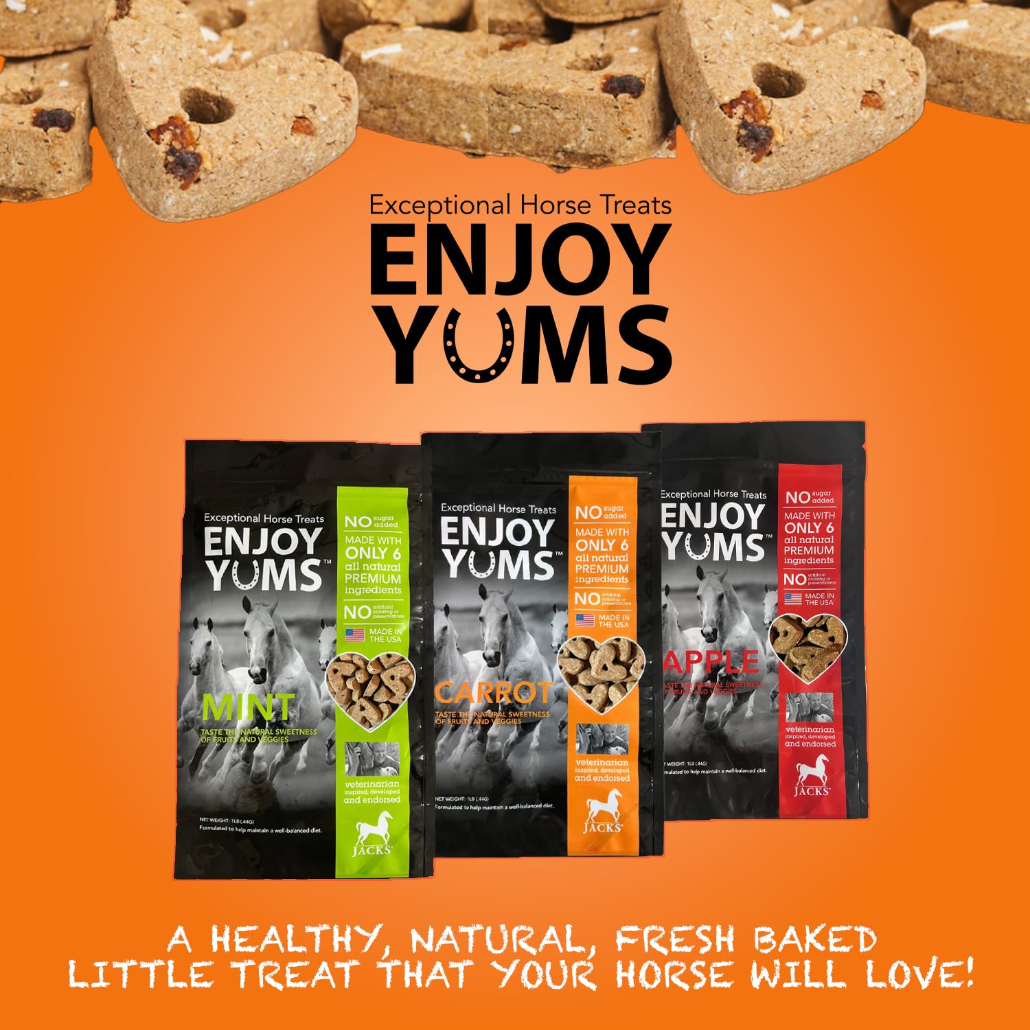 Enjoy Yums pocket-friendly packaging showcases convenient rewards during training