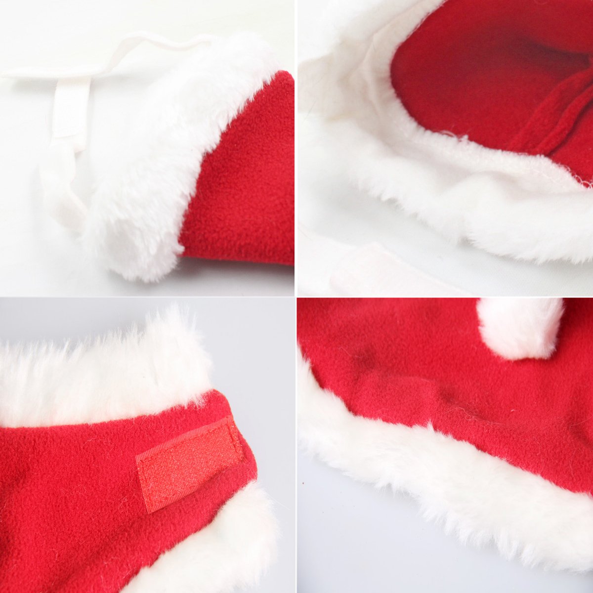 Enjoying Cat Christmas Costume soft polycotton fleece for cozy wear.