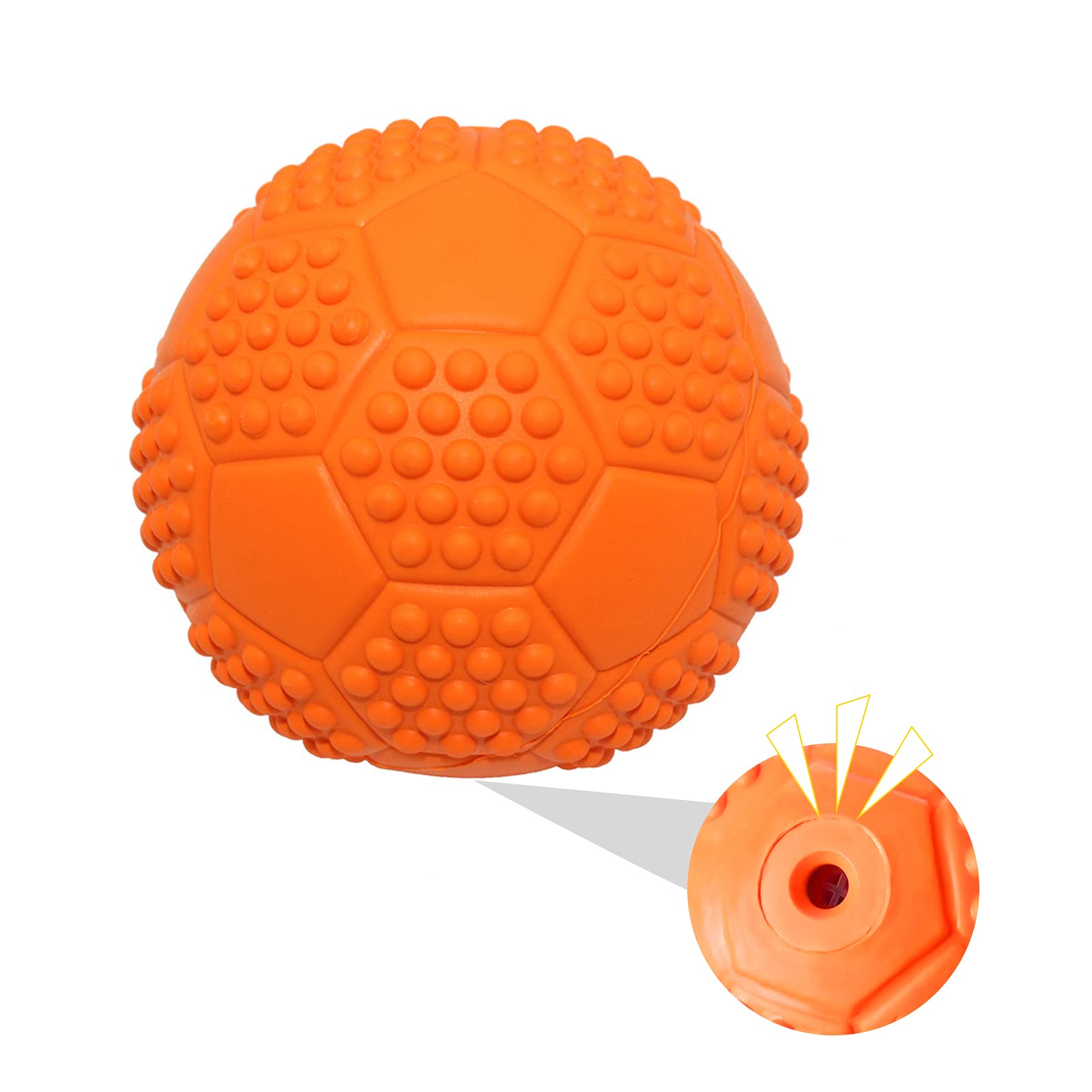 Enjoying interactive setup showing plush and ball for versatile play options
