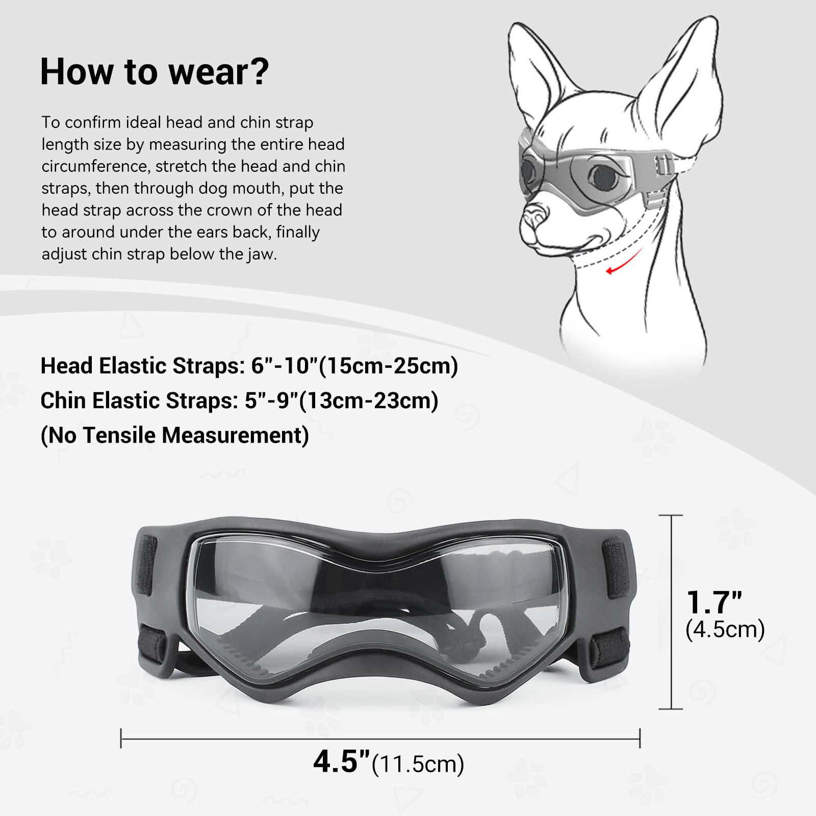 Enjoying dog sunglasses adjustable straps ensure secure fit for active small breeds