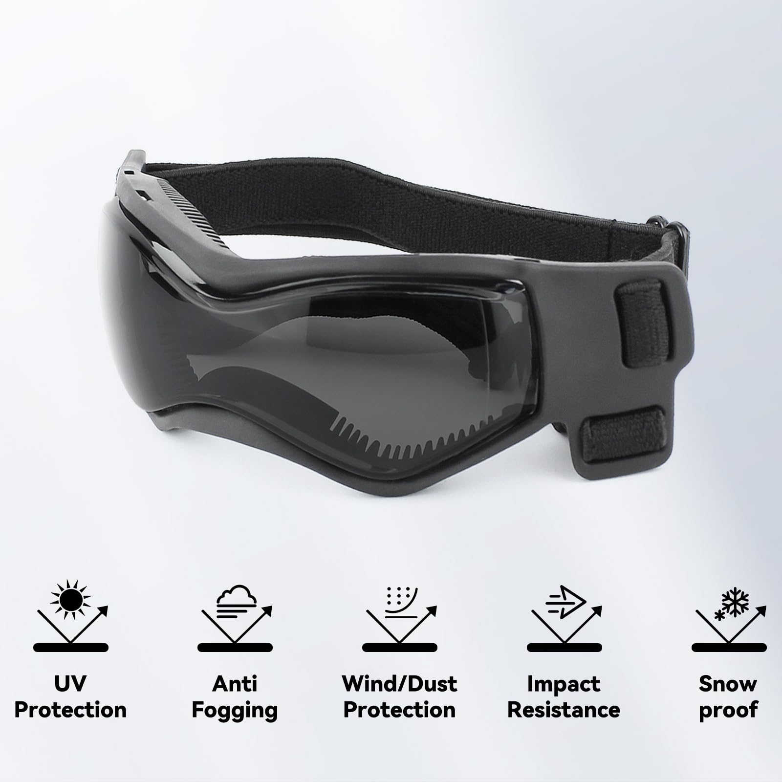 Enjoying dog sunglasses foam eyecups reduce irritation during windy drives