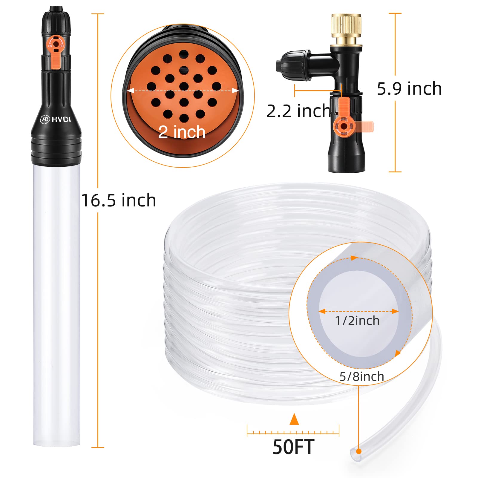 enomol-noise-free-operation features calm, spill-free changes that keep aquatics routine smooth