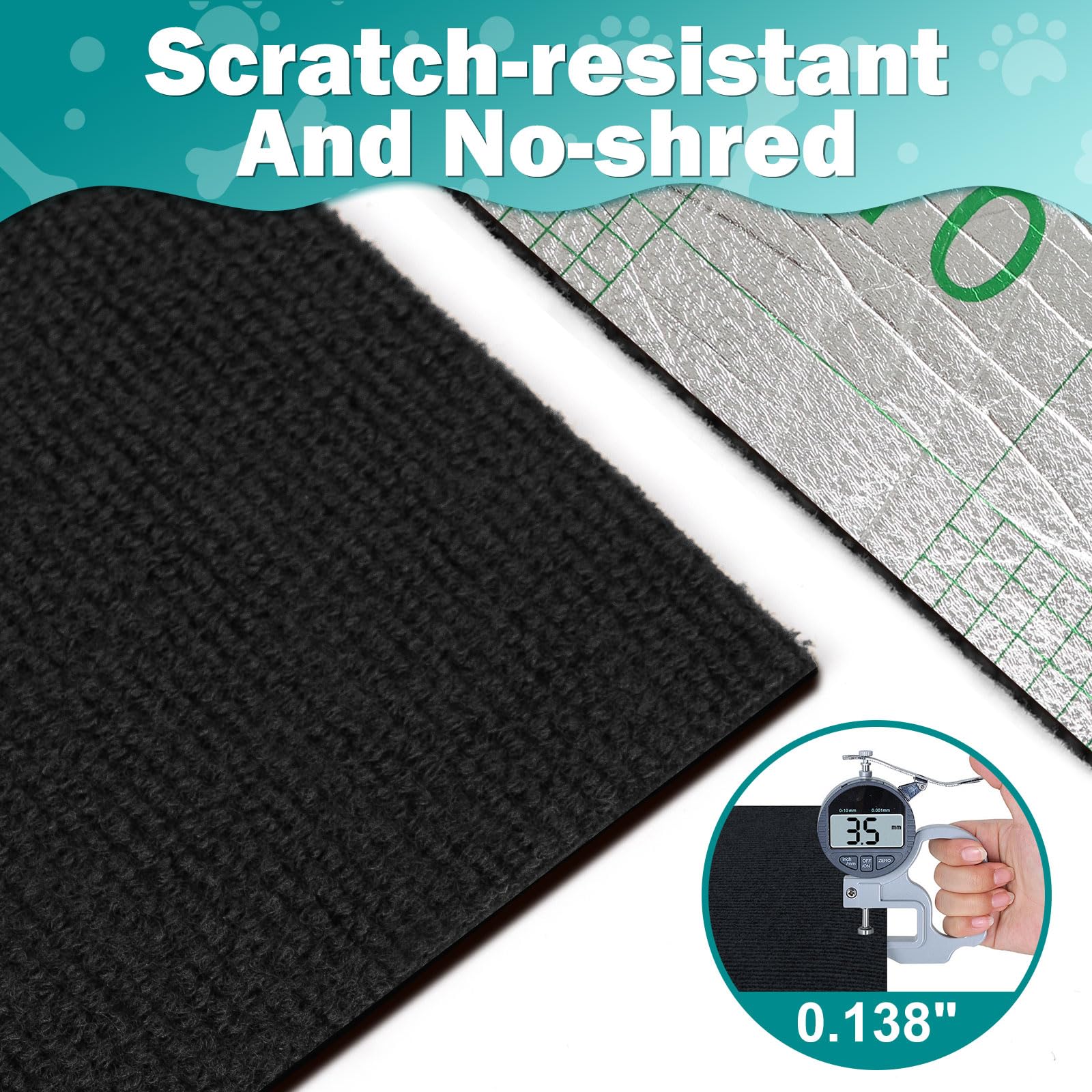 ENONCI adhesive backing closeup shows secure placement for stubborn corner protection.
