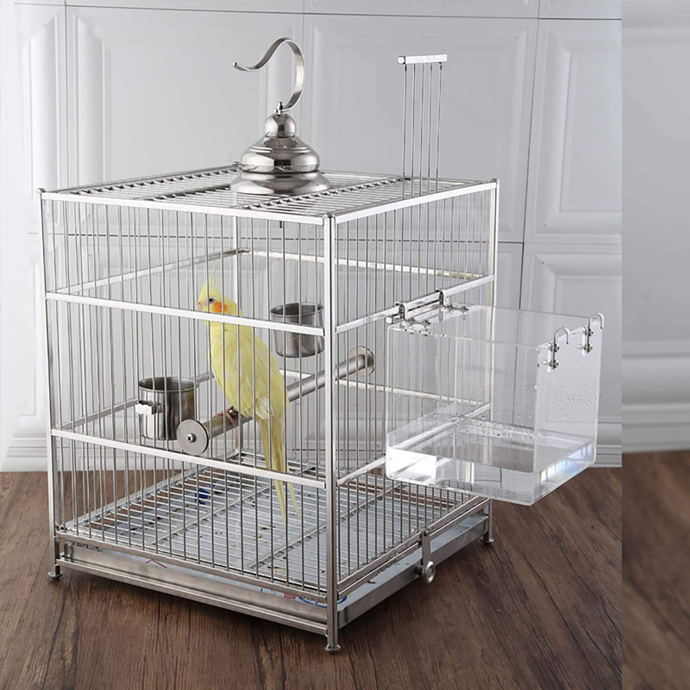 EnoYoo Big Bird Bath Cage easy to clean after bath time