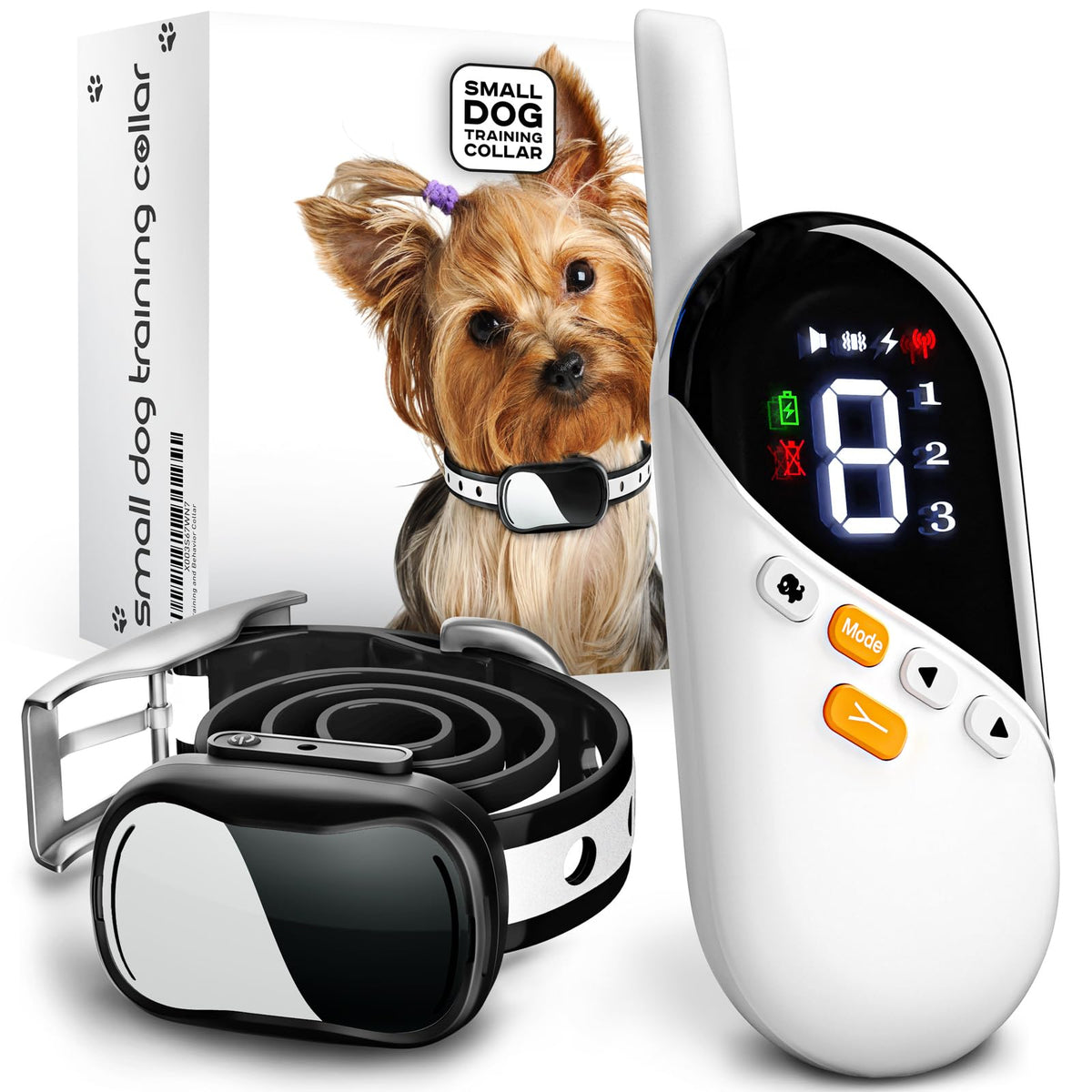 Enrivik extra-small dog collar remote waterproof for outdoor training.
