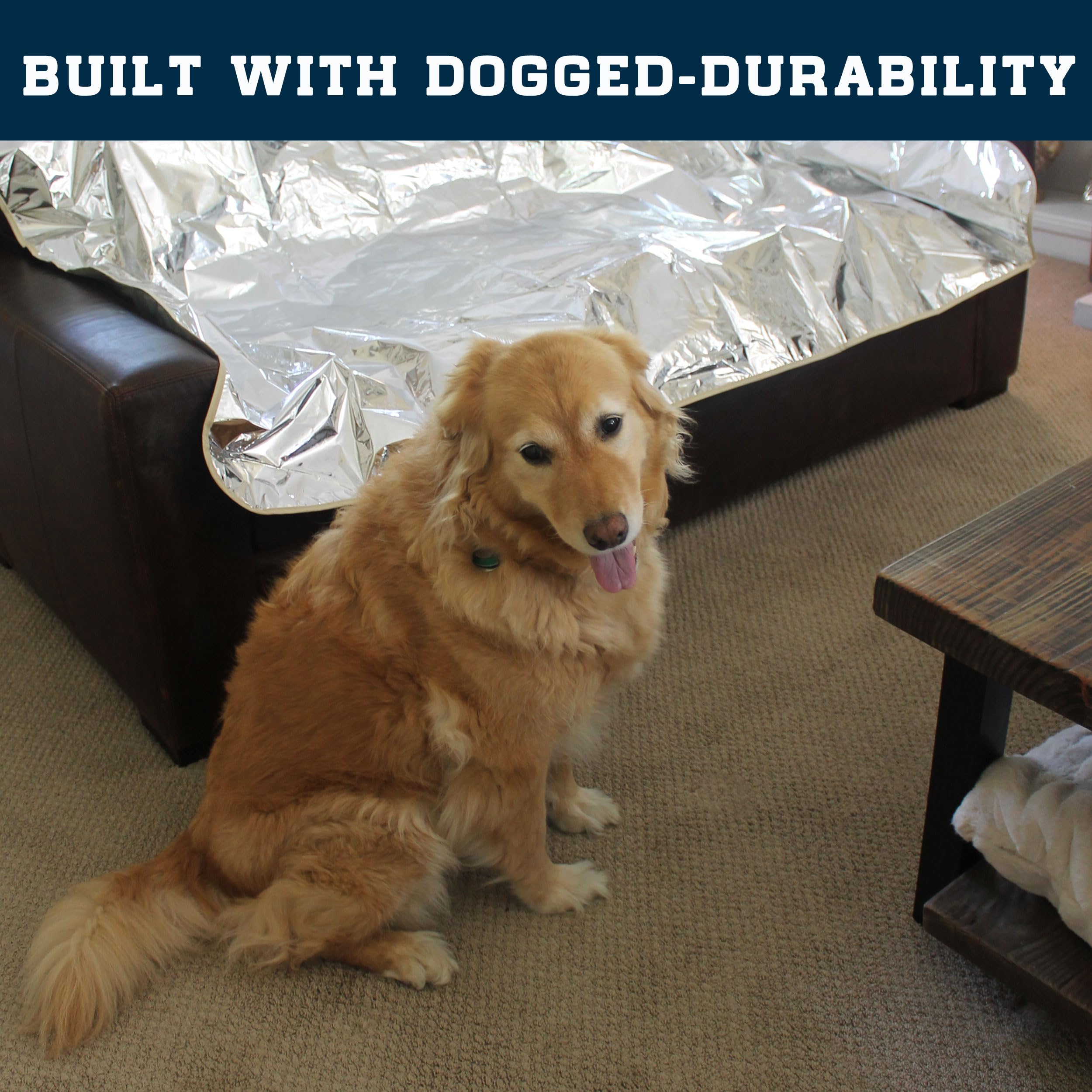 Enthusiast Gear Pet Repellent Mat folds flat for easy storage.