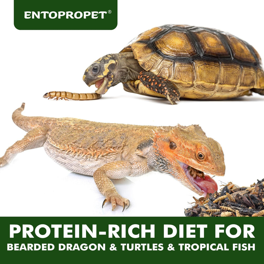Entopropet premium medley treat packaging, convenient multi-pet snack.