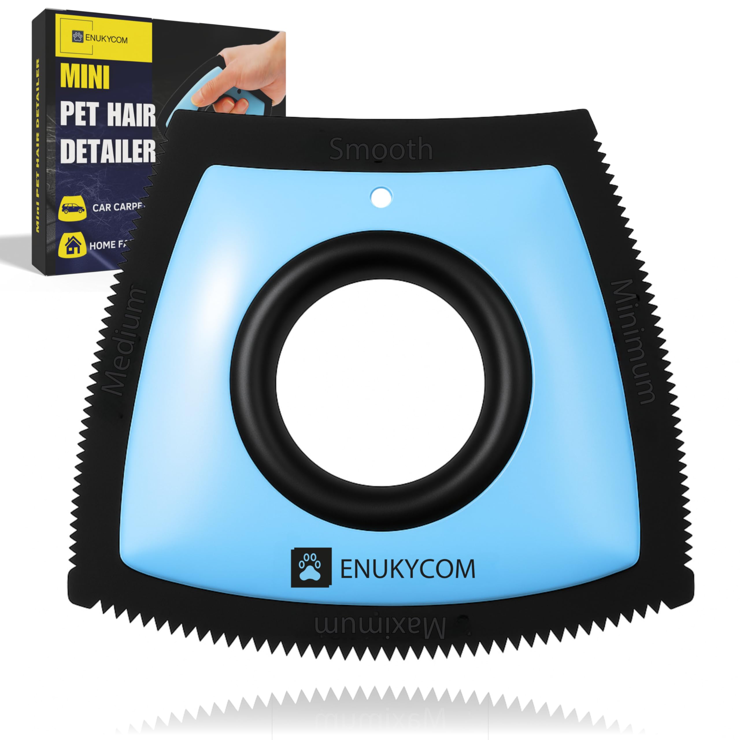 ENUKYCOM pet hair removal tool in car detailing tackling stubborn fur on seats