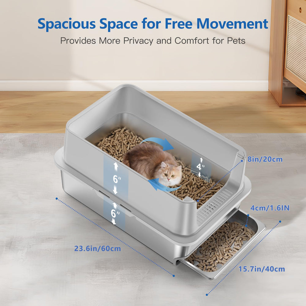 EODO dual drawers open showing quick swap for simplified cleaning