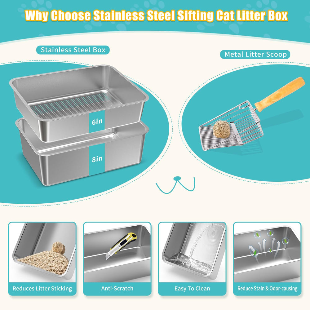 EODO XL included metal scoop for effortless litter handling